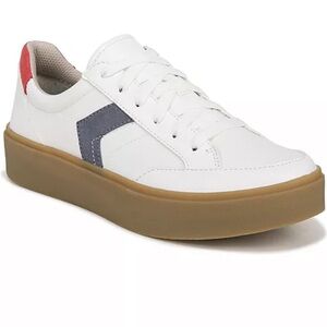 White Sneakers with Gum Sole